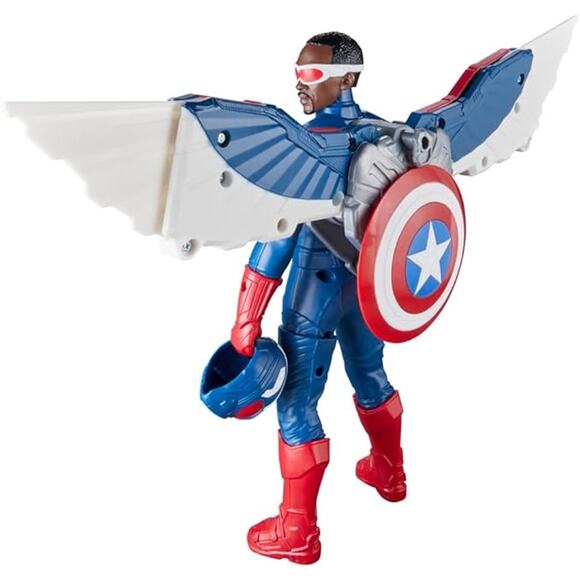 Marvel Avengers Captain America Brave New World Flight Mode Action Figure,9-Inch - Picture 4 of 5